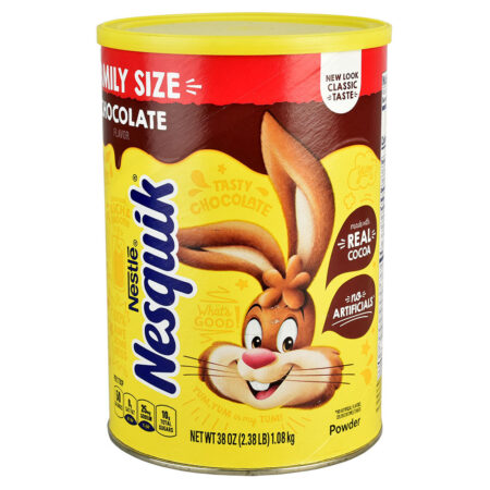 Nesquick Flavored Milk Drink Mix Diversion Stash Safe XL - 38oz Can