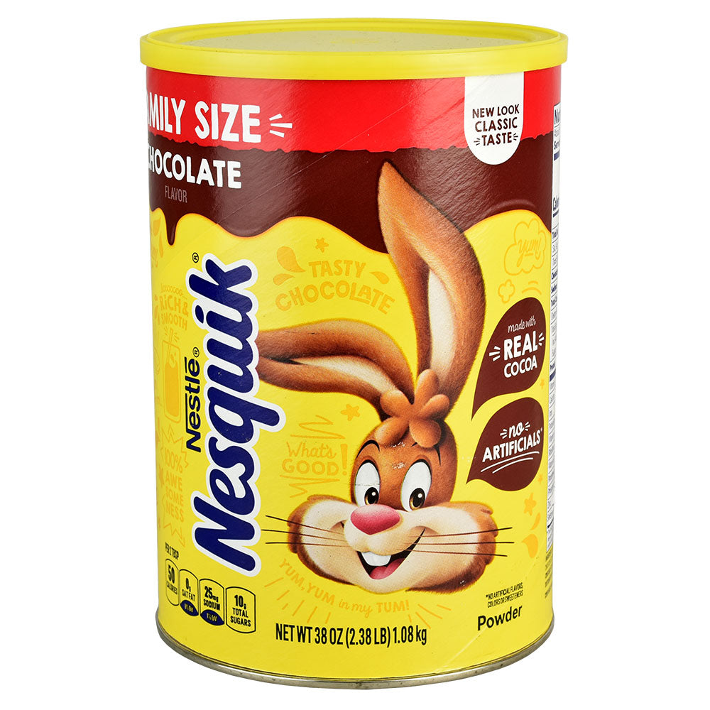 Nesquick Flavored Milk Drink Mix Diversion Stash Safe XL – 38oz Can
