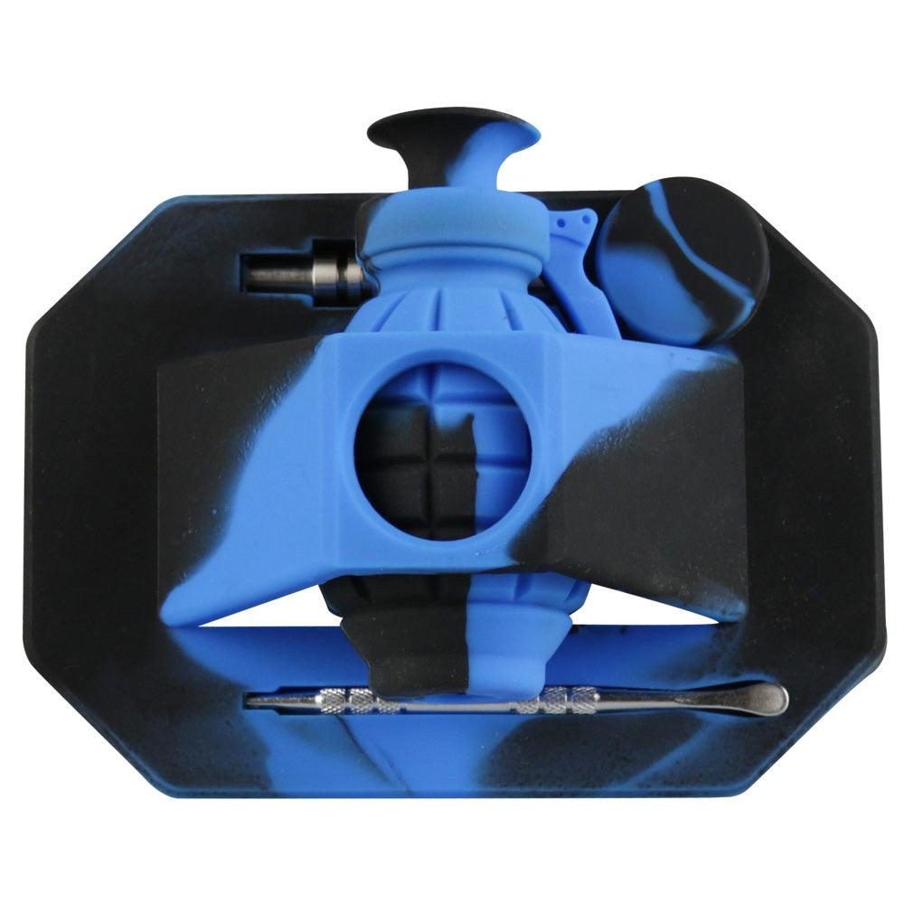 Silicone Grenade Vapor Straw w/ 14mm Ti Tip – 6.25″ / Colors Vary