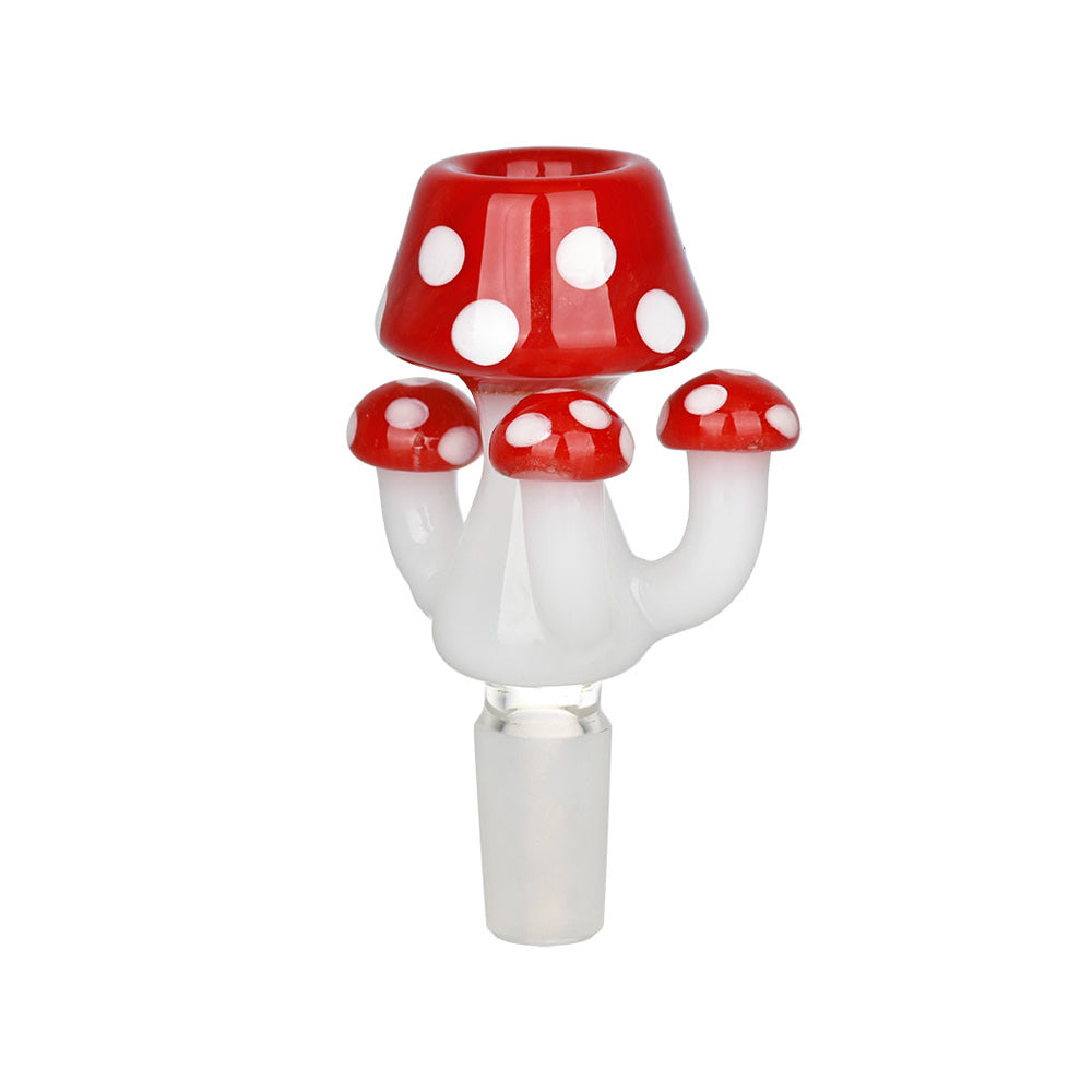 Shroom Family Herb Slide – 14mm M / Red
