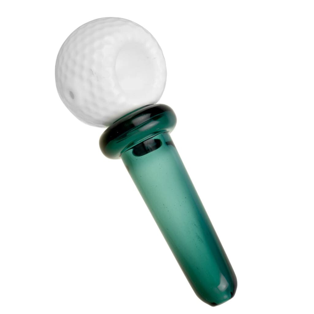 Golf Ball & Tee Spoon Pipe – 4 Inches Long