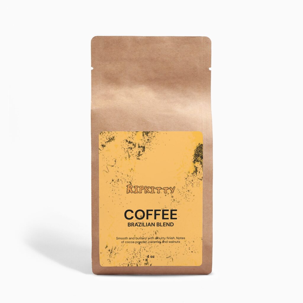 Ripkitty Brazilian Coffee Blend – Single-Origin Whole Bean (4 oz)