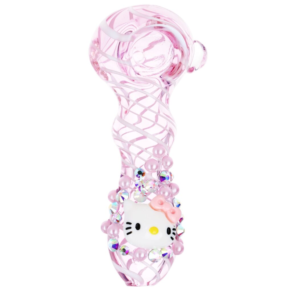 Hello Kitty Glass Spoon Pipe – 4