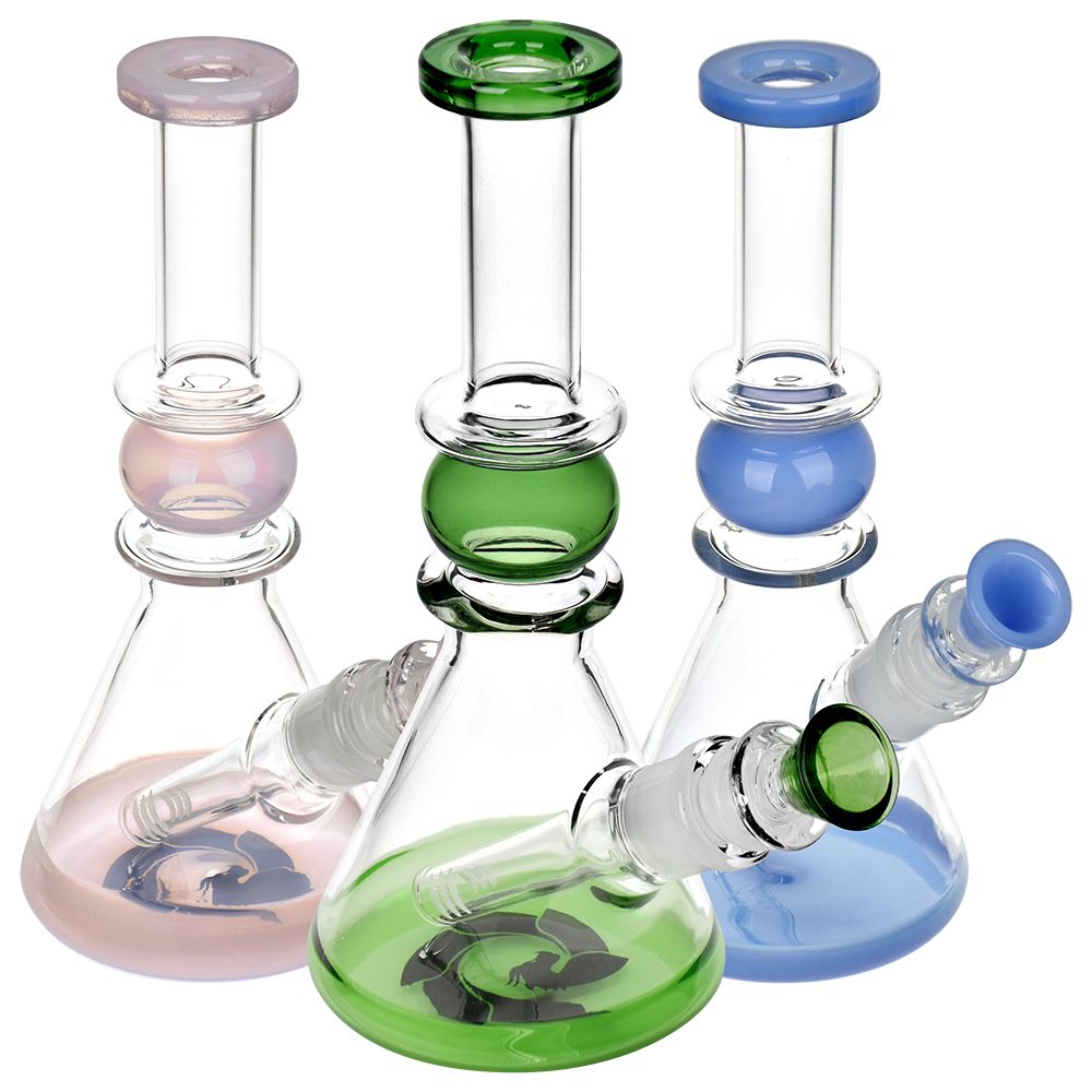 Glass House Orb Beaker Water Pipe – 8.5″ / 14mm F