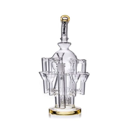 Octopus Pipe Recycler with Unique Arm Design by Daze Glass