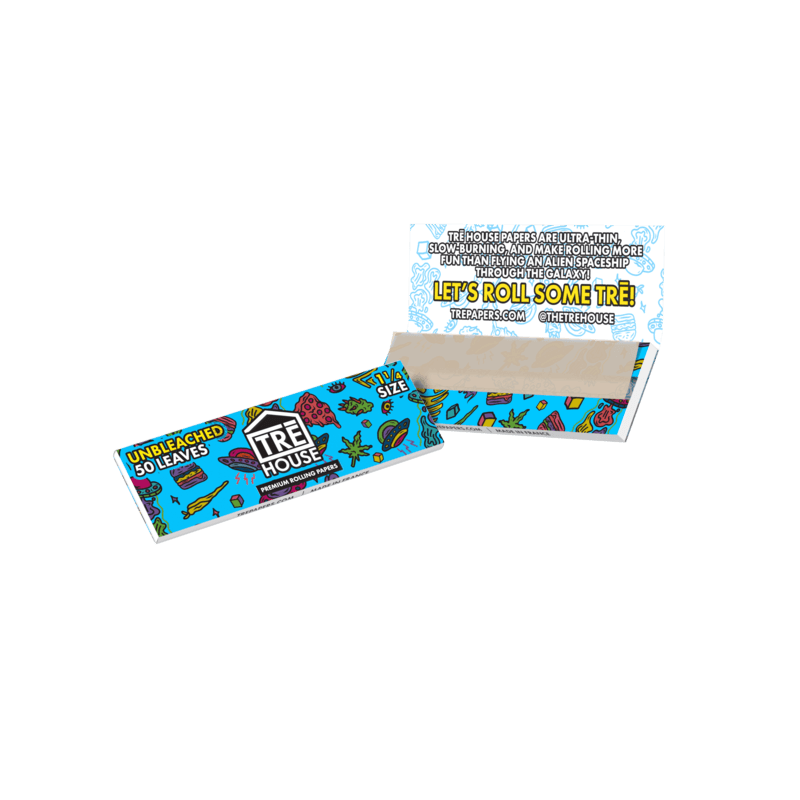 Premium Rolling Papers – 1 1/4″ – Unbleached – (50 Pack)