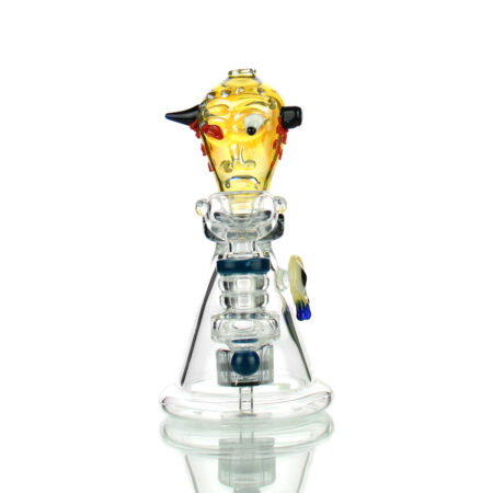 Dead Alien 6-Inch Glass Water Pipe with 14mm Bowl