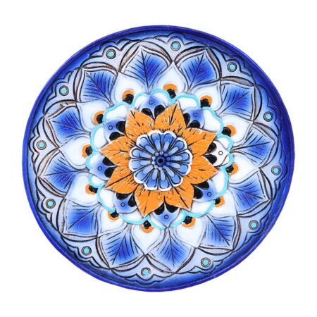 Mandala Round Incense Burner - 4.8"