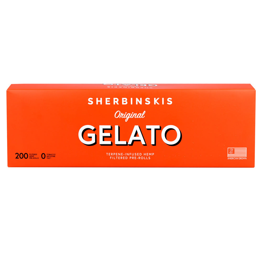 Sherbinski’s Hemp Cigarettes – Gelato 1 CARTON