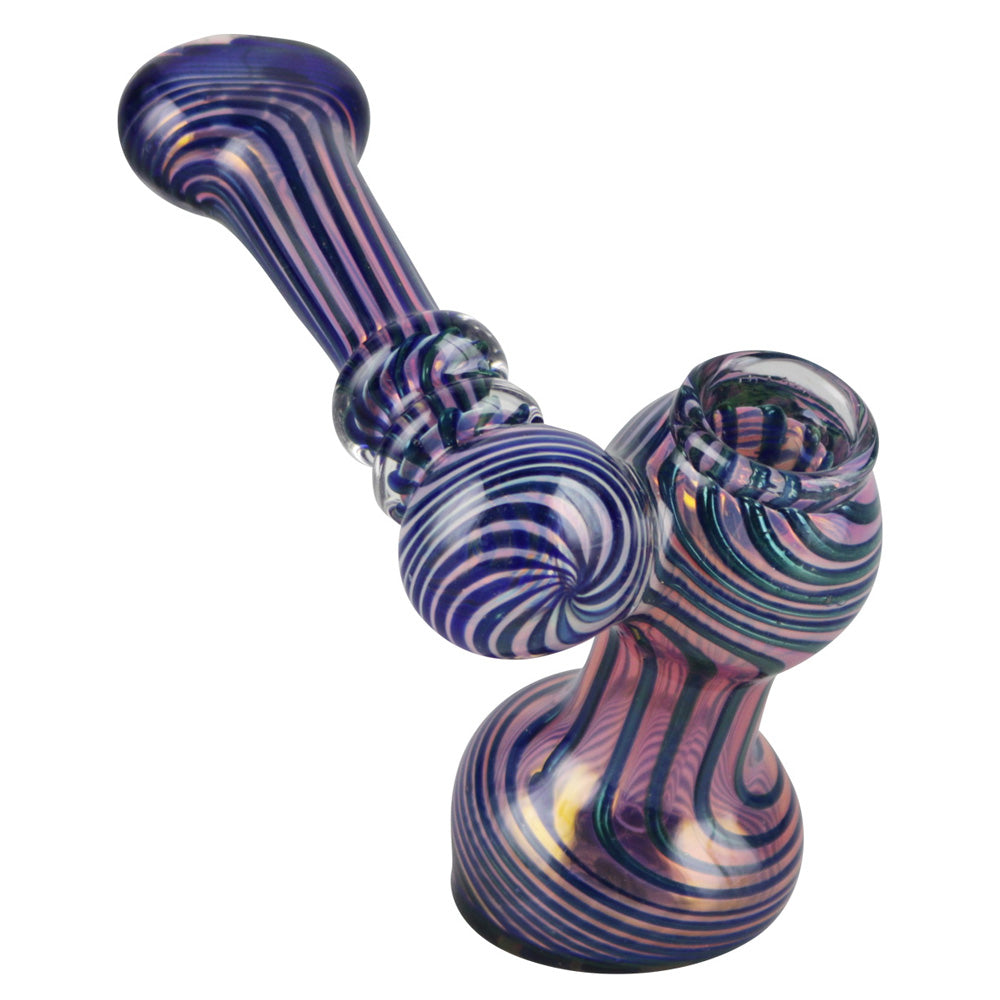 Gold Fumed Sidecar Bubbler – 3.5″