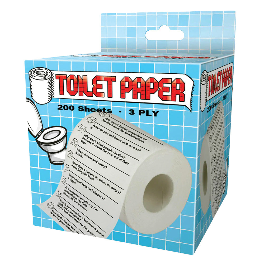 Novelty Toilet Paper – 200 Sheets / 3 Ply / Crap Jokes