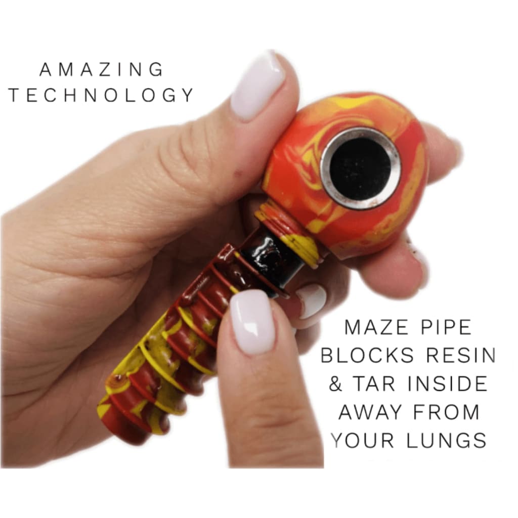 Hand Pipe with Incredible Coughless Technology Drastically Cools Smoke