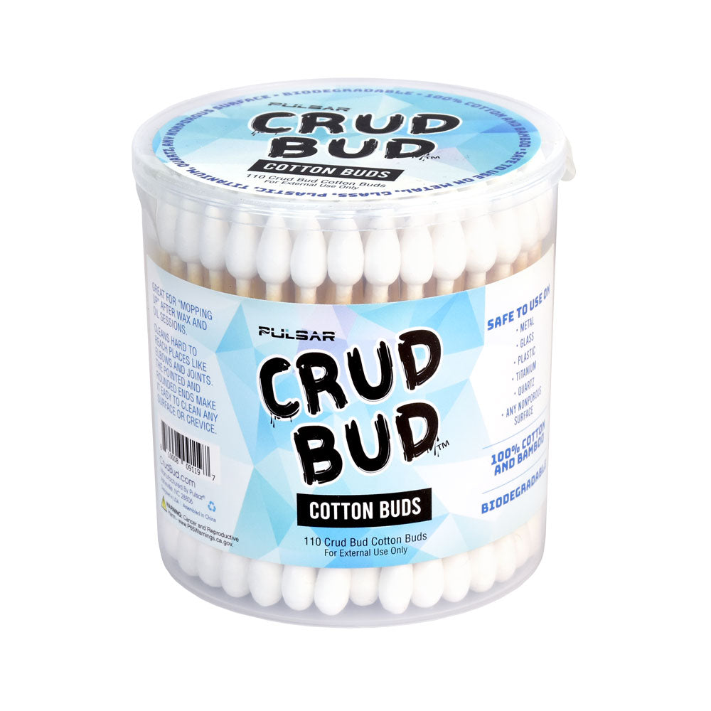 Pulsar Crud Bud Dual Tip Cotton Buds – 110PC 120 TUB MASTER CASE
