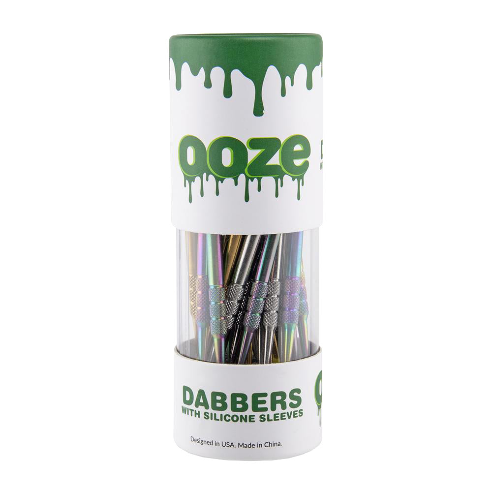 Ooze Dabber w/ Silicone Sleeve – 4.75″ / Asst – 30PC DISPLAY