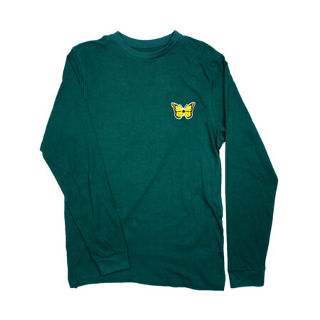 Premium Cotton Butterfly Embroidered Long Sleeve Tee