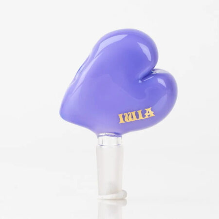 Sakibomb Heart Bowl Piece Purple Glass