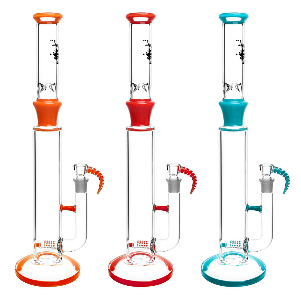 Pulsar Upscale Horn Bowl Water Pipe- 17.5″/19mm F/Colors Vary
