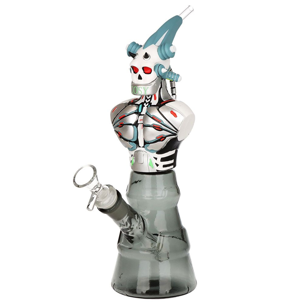 Mechanical Skeleton Glass & Vinyl Water Pipe – 10.5″ / 14mm F