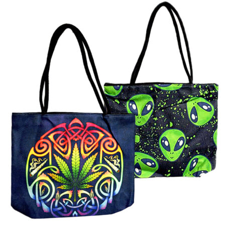 Jute Rope Handled Tote Bag - 17"x15"