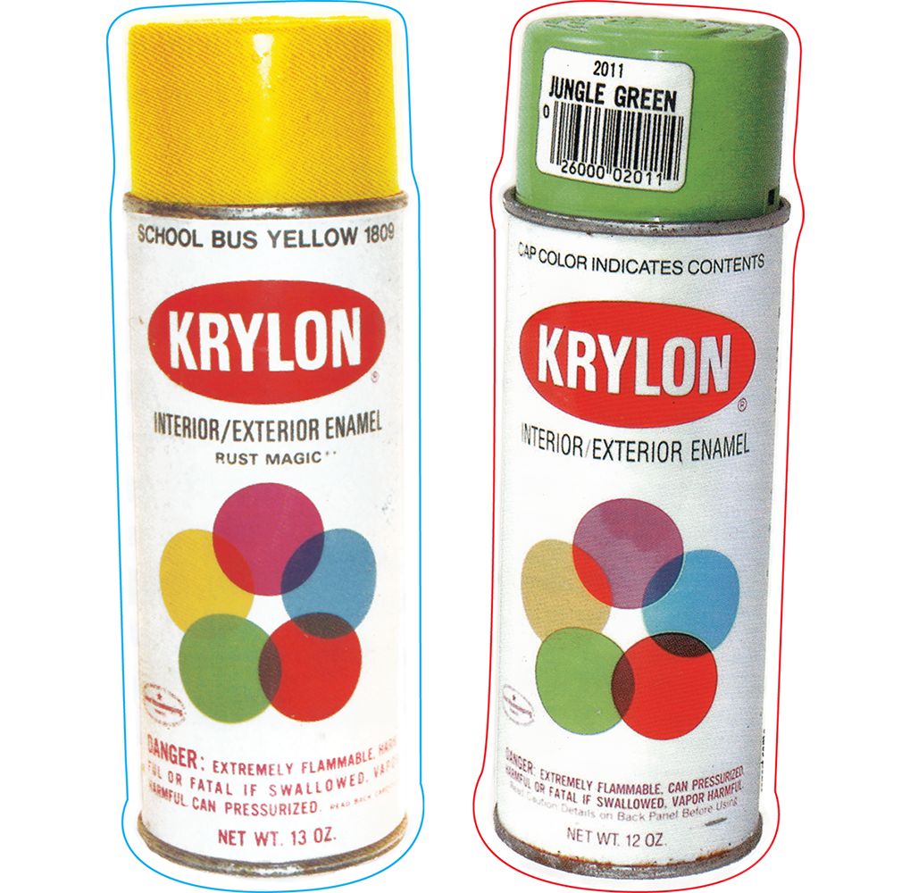 Krylon Spray Paint Can Sticker | 6.75″x2.25″