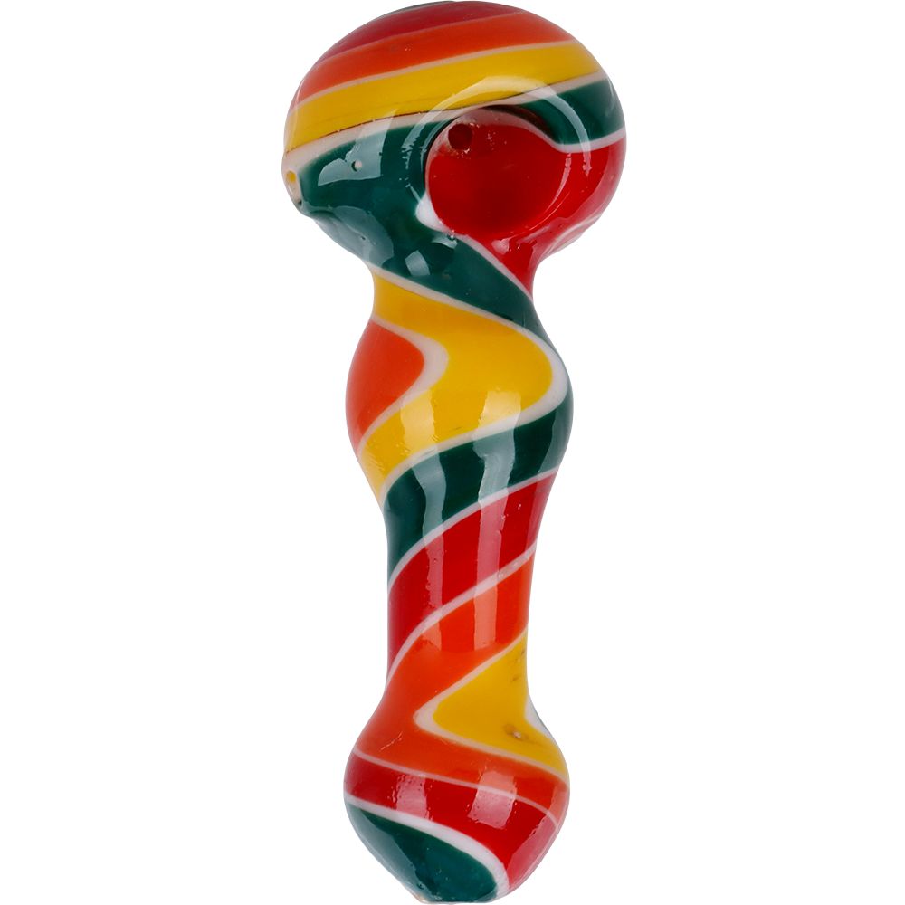 Mental Transference Wig Wag Glass Spoon Pipe – 4.75″