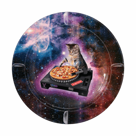 Pussy Vinyl Blazin' Ashtray Metal