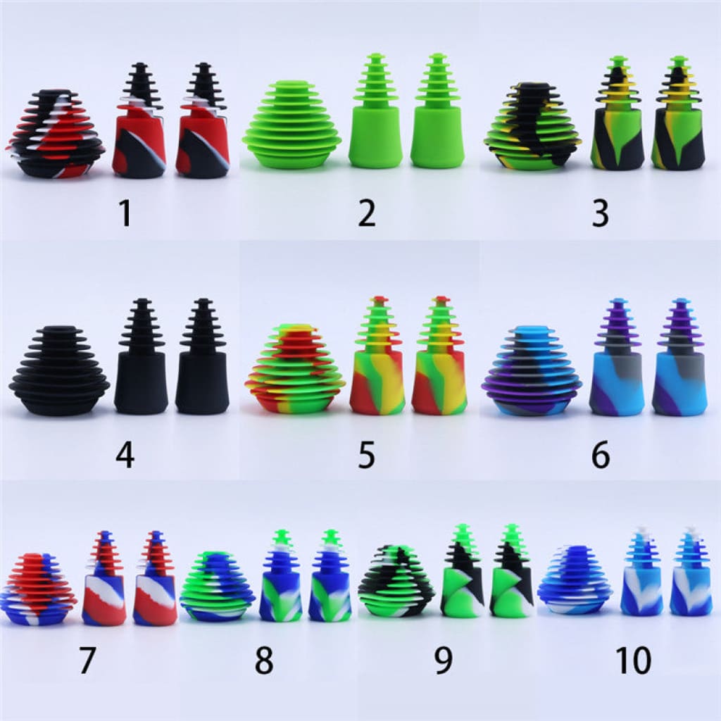 Silicone Cleaner Plugs for Glass Water Pipes Smoking Experience