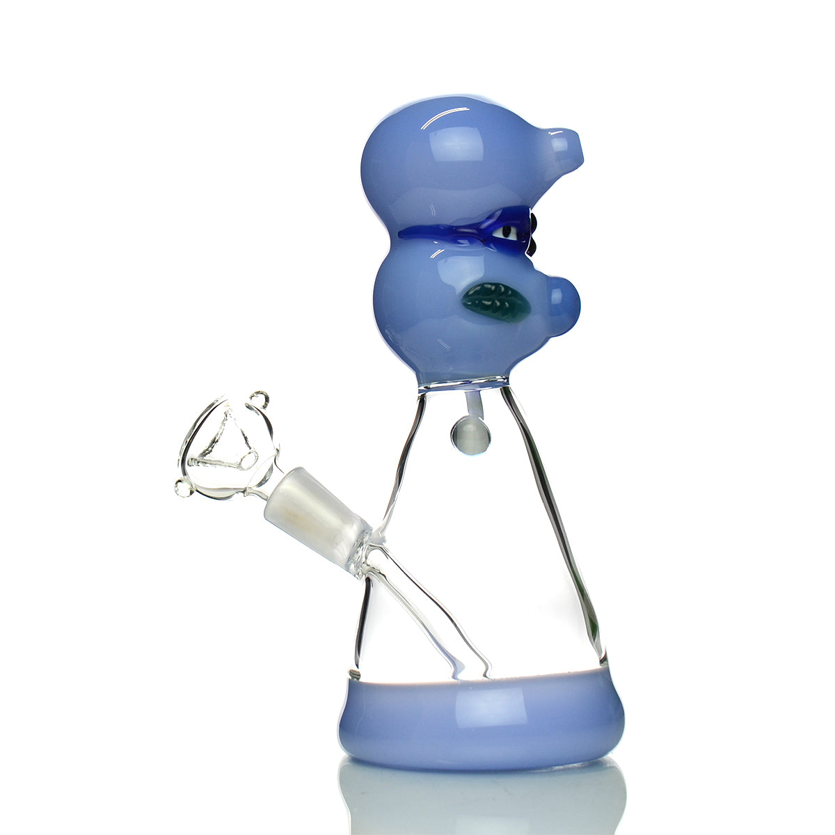8-Inch Ninja Turtle Themed Glass Water Pipe - Image 3