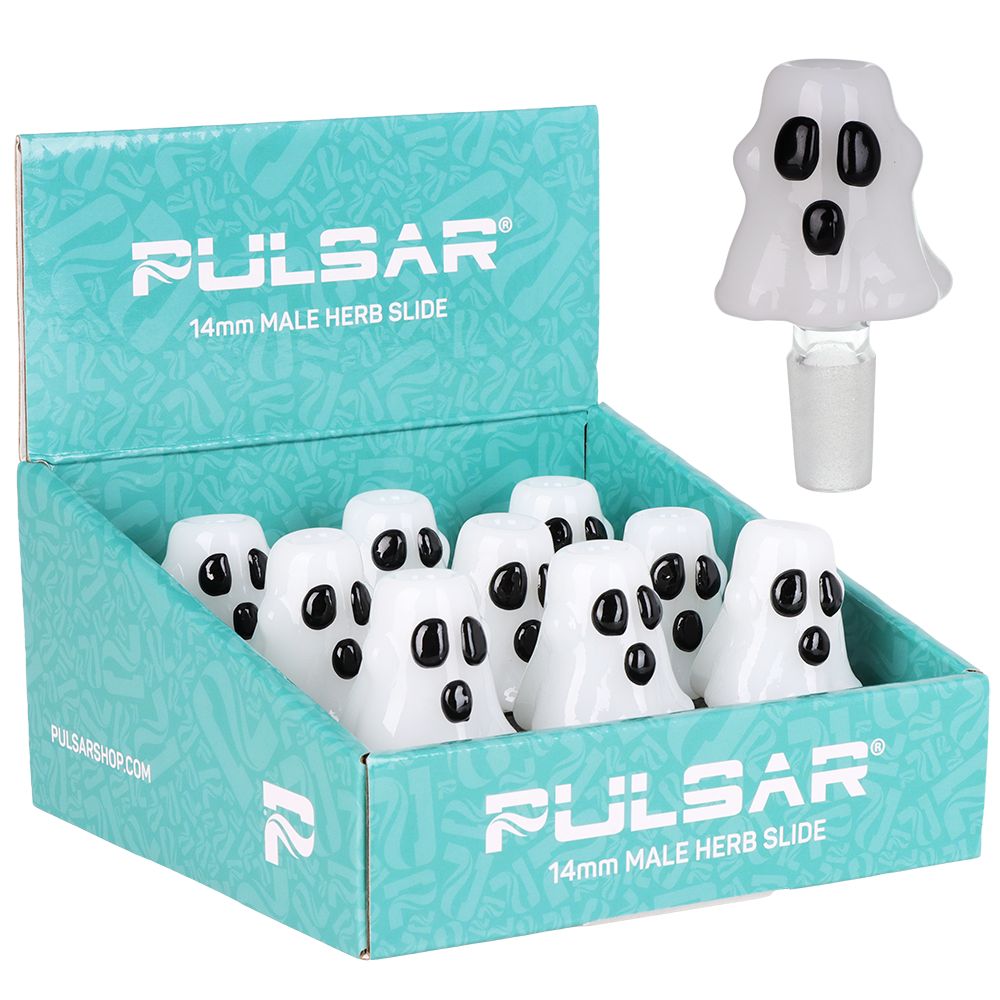 9CT DISPLAY – Pulsar Ghosty Herb Slide – 14mm M