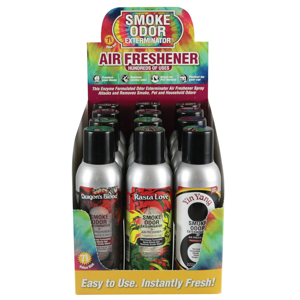 Smoke Odor Exterminator Spray – 7oz / Retro Mix – 12PC DISPLAY