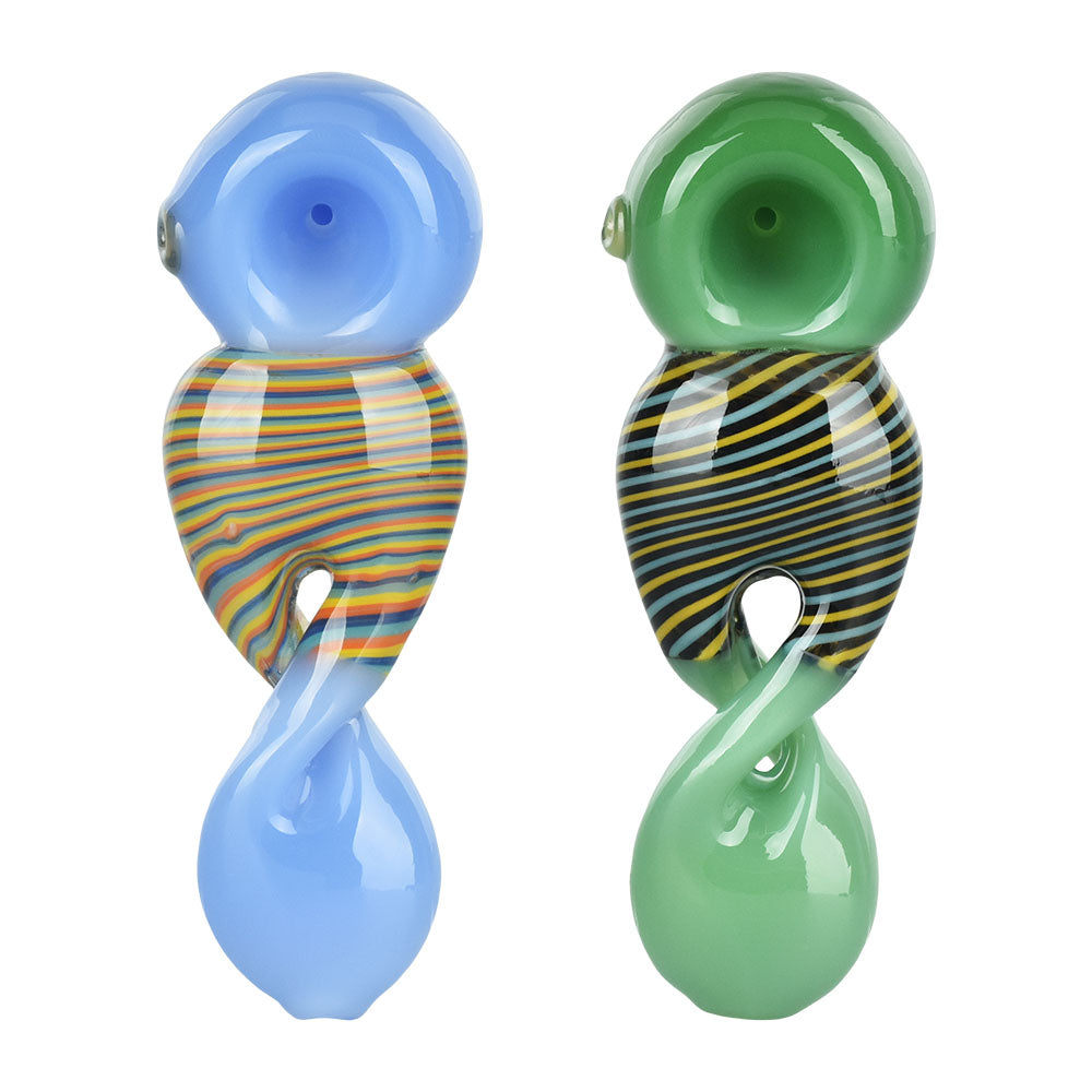 Twist of Fate Hand Pipe – 4.5″ / Colors Vary