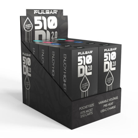 Pulsar 510 DL 2.0 Auto-Draw VV Vape Bar -650mAh / Assorted - 10pc Display