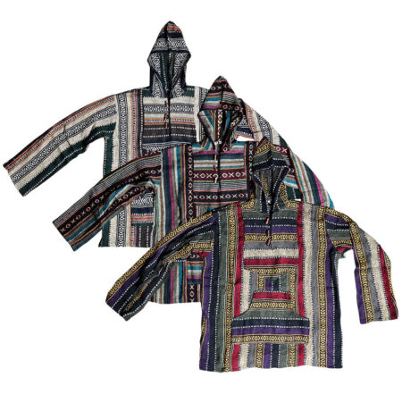 Cozy Cotton Baja Hoodie Jacket - Colors Vary