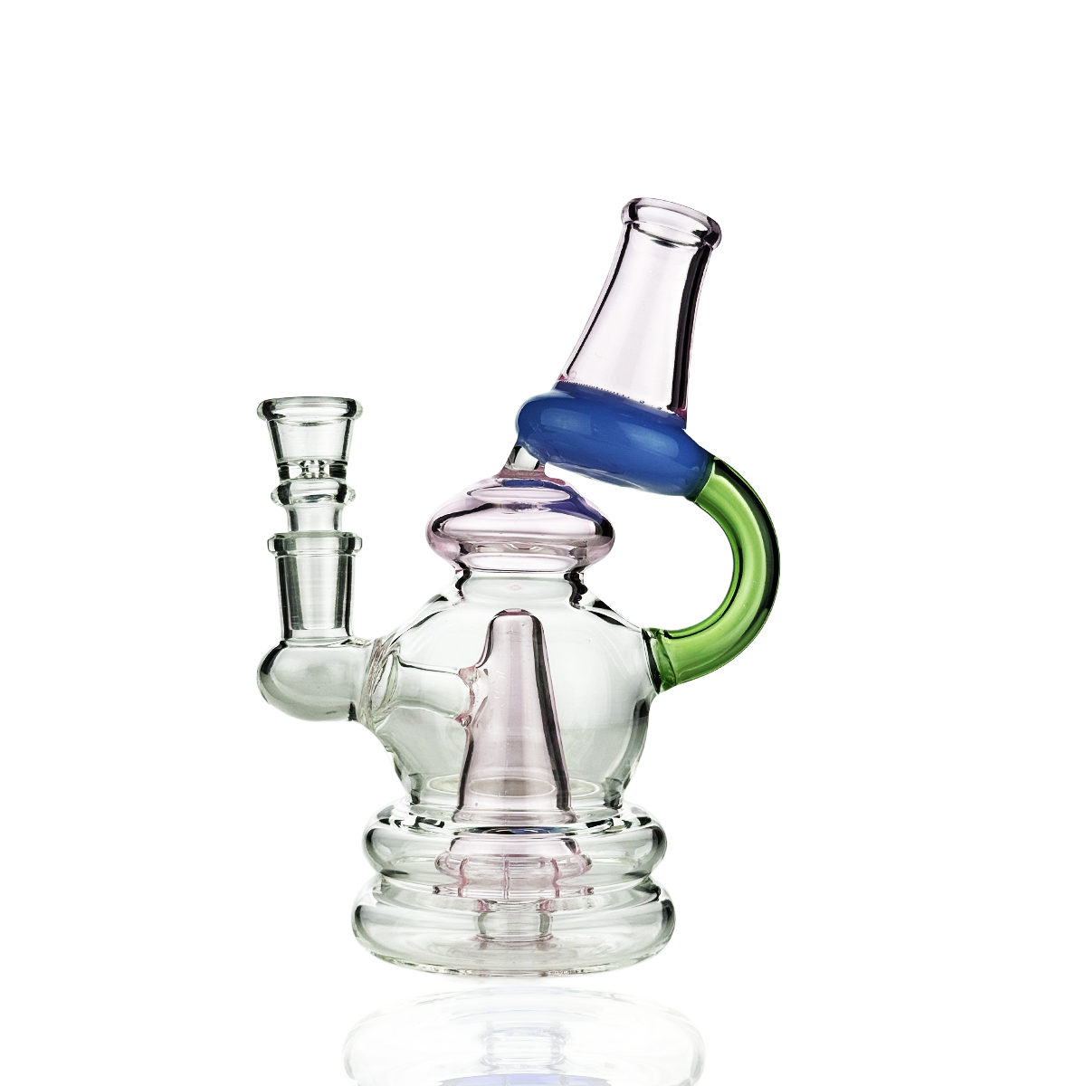 7-Inch Recycler Water Pipe with 14mm Bowl - Image 5