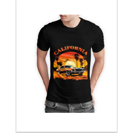 California Half Sleeve T-shirt - Comfortable, Stylish, and Breathable - Medium