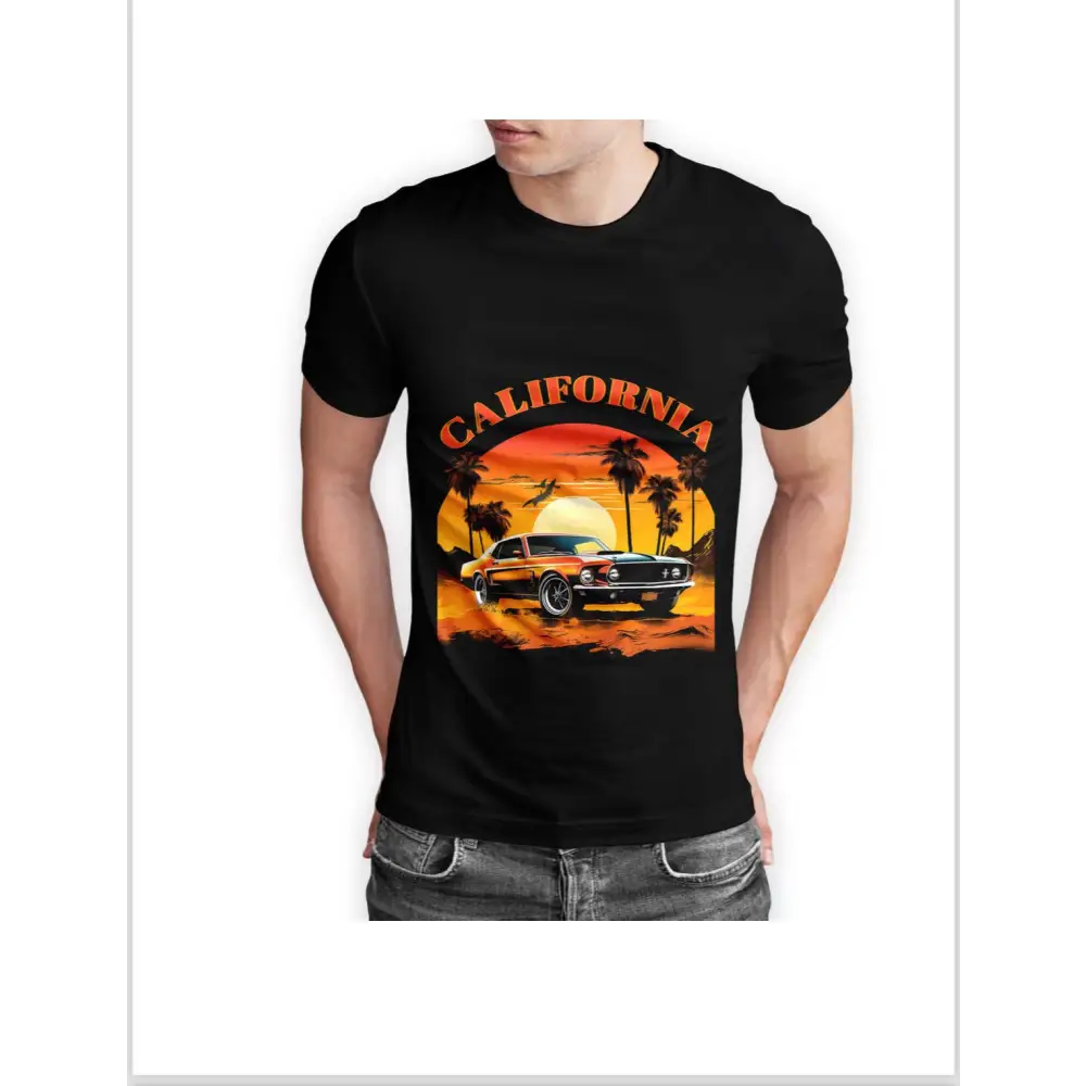 California Half Sleeve T-shirt – Comfortable, Stylish, and Breathable – Medium