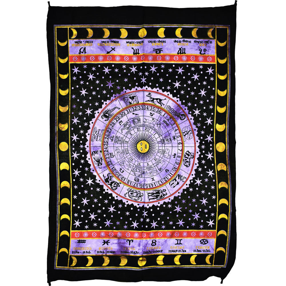 ThreadHeads Signs of the Zodiac Mini Tapestry Wall Hanging