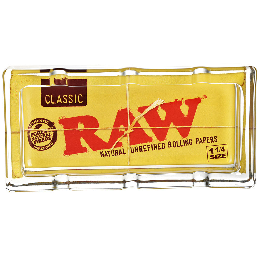 RAW Classic Pack Glass Ashtray – 6″x3″