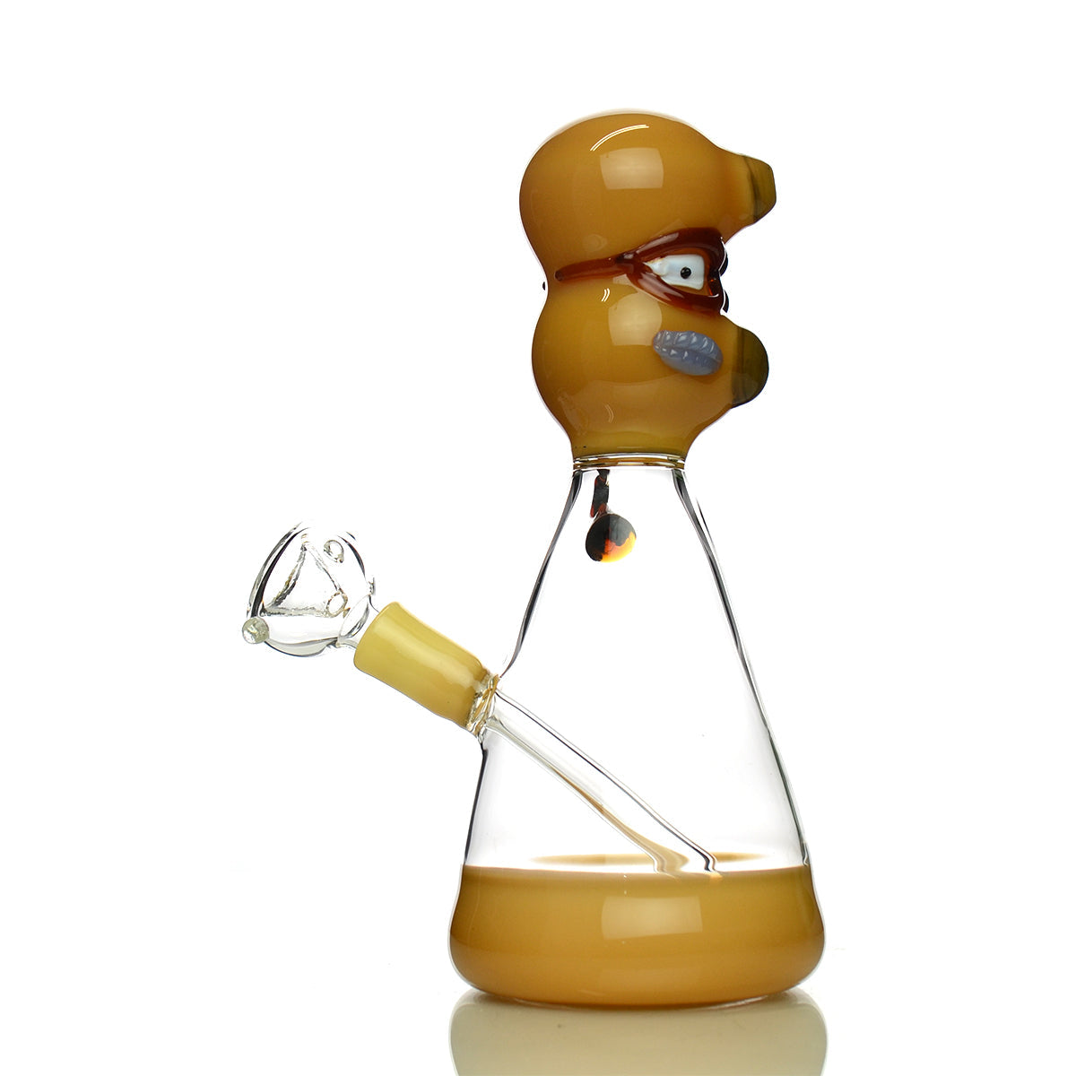 8-Inch Ninja Turtle Themed Glass Water Pipe - Image 5