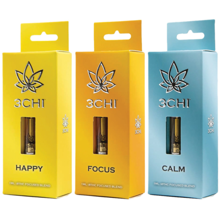 3CHI Delta 8 Focused Blend Vape Cartridge | 1ml
