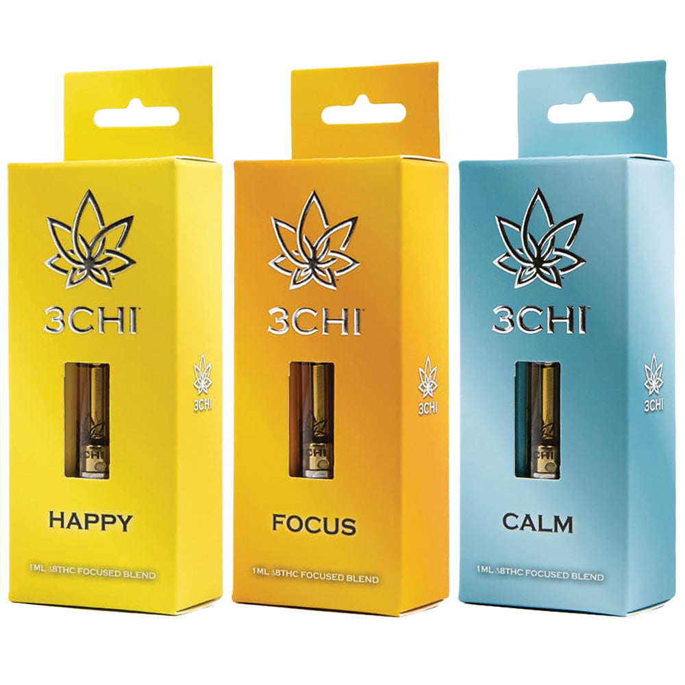 3CHI Delta 8 Focused Blend Vape Cartridge | 1ml