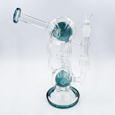 DOUBLE CHAMBER BALL PERC RECYCLER RIG