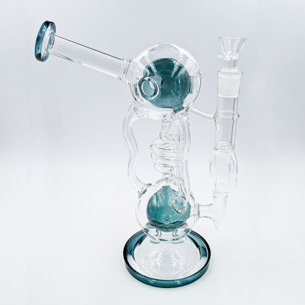 DOUBLE CHAMBER BALL PERC RECYCLER RIG