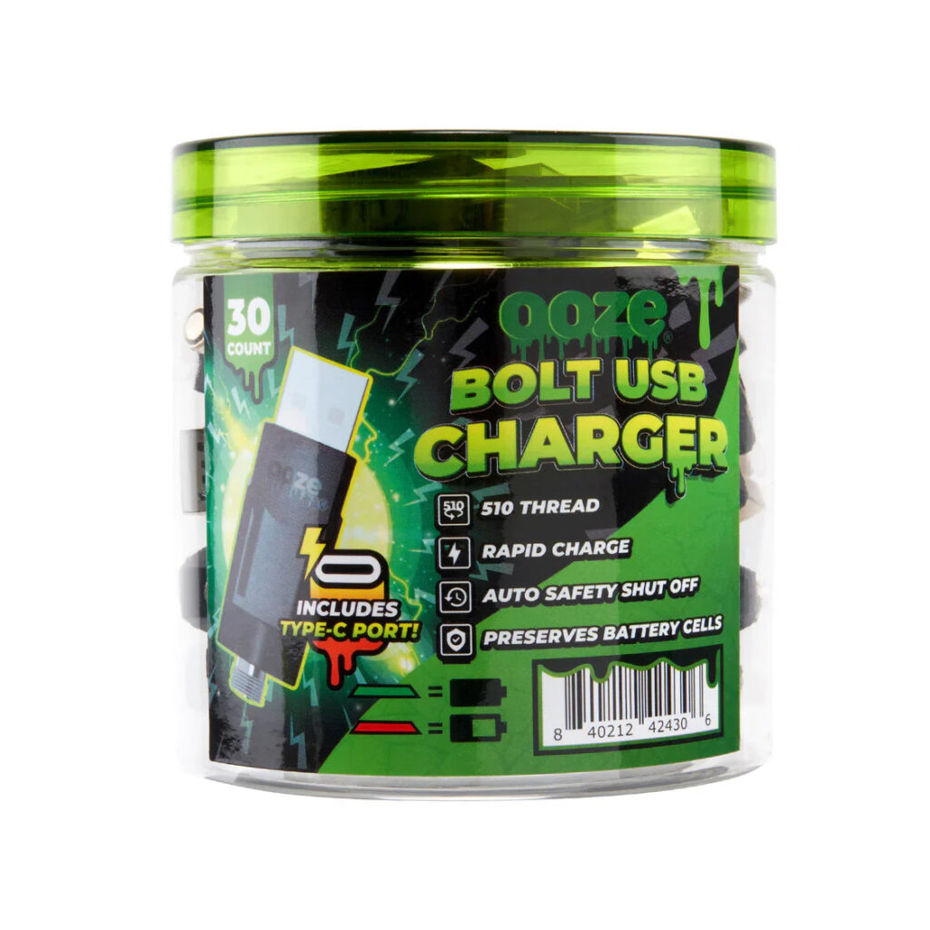 Ooze Bolt Rapid Charge 510 USB Charger Hub – Black