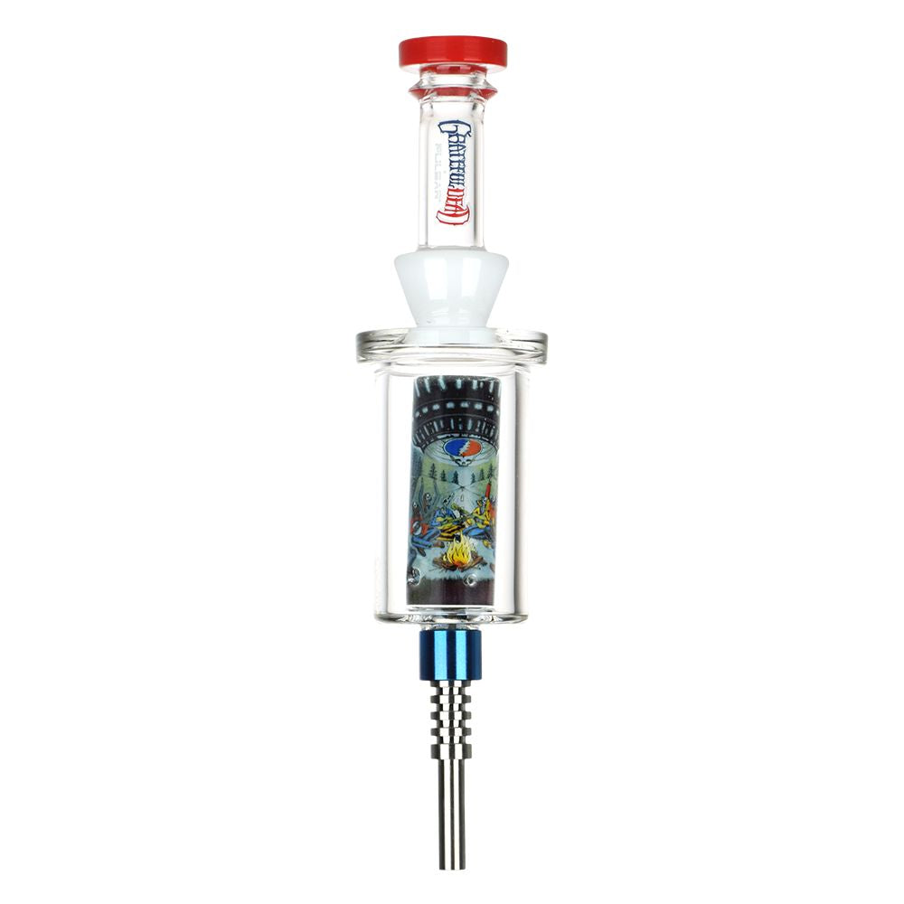 Grateful Dead x Pulsar Inside Print Vapor Vessel & SYF Dab Dish – 9.25″ / UFO Jam
