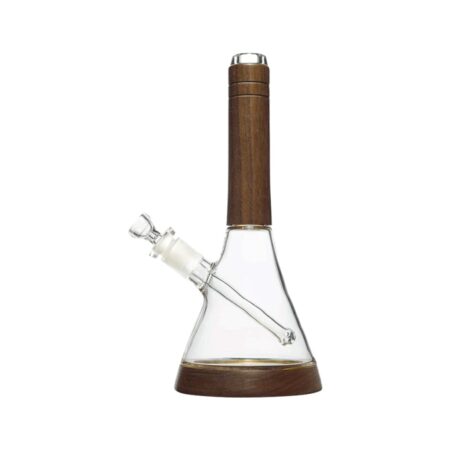 Marley Natural Water Pipe Black Walnut and Glass for Smooth Elegant Smoking