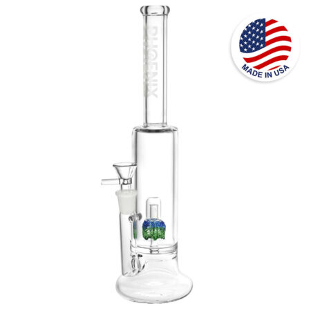 Phoenix Rising Showerhead Perc Water Pipe - 12"/14mm F/Colors Vary