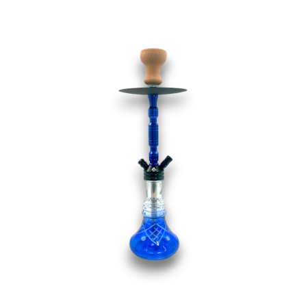 Vibrant 22-Inch Khateeb Color Wave Hookah