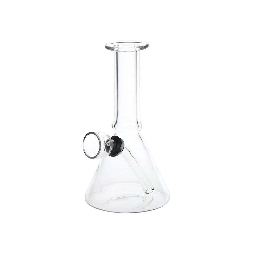 Mini, But Mighty Beaker Glass Water Pipe – 4.75″ / Clear