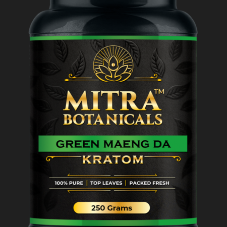 Mitra Botanicals Green Maeng Da – Kratom (250 Grams Powder)